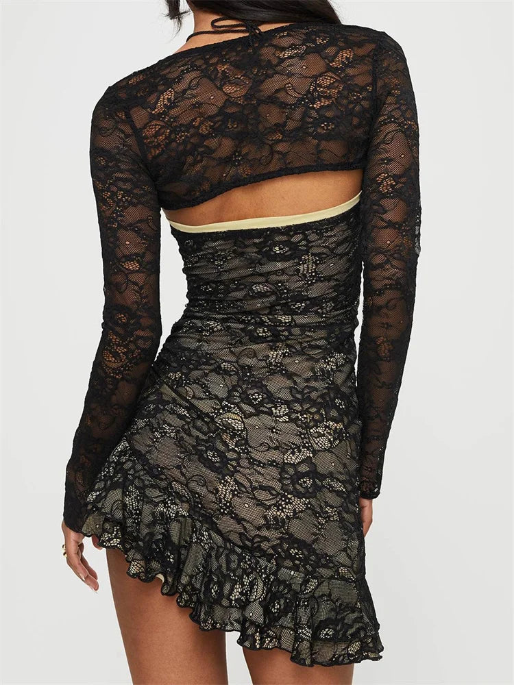 FashionSierra - Cocktail Beach Streetwear Aesthetic Mini Dress 2025
