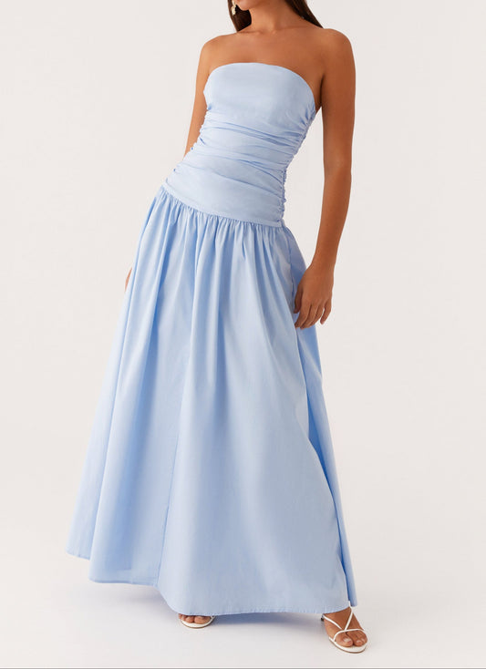 Ricciarda Maxi Dress - Blue