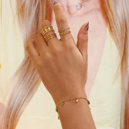 Celeste Multicolor Gemstone Bracelet