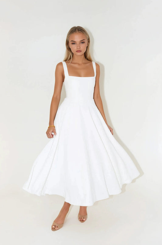 Zadie- Formal Tailored Midi Dress for Women