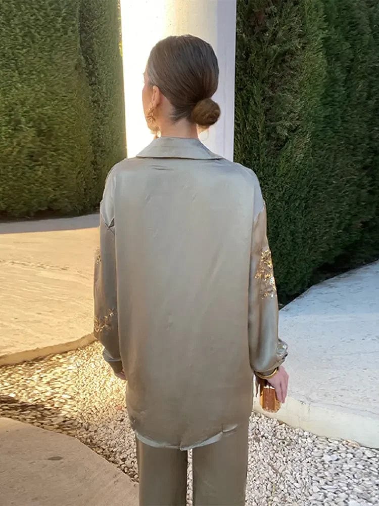 Octavia - Conjunto Terno - Elegante - Estilo Formal - Ideal Para Fiestas
