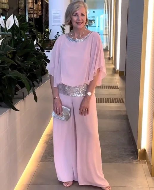 Elisa - Conjunto elegante de ropa de estar por casa para mujer