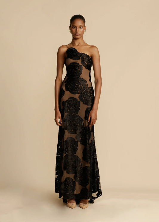 Ensley - Velvet Maxi Dress for Women