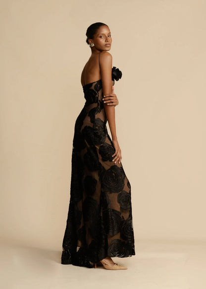 Ensley - Velvet Maxi Dress for Women