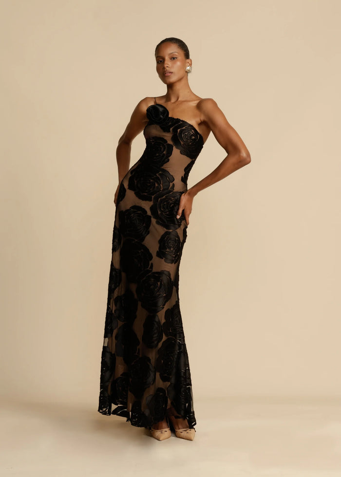 Ensley - Velvet Maxi Dress for Women