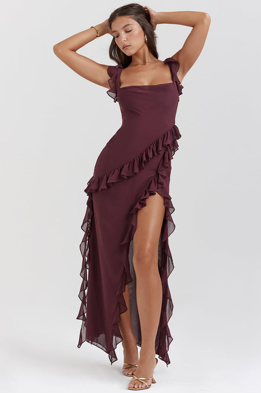 Bexlee - Vestido largo ligero para mujer