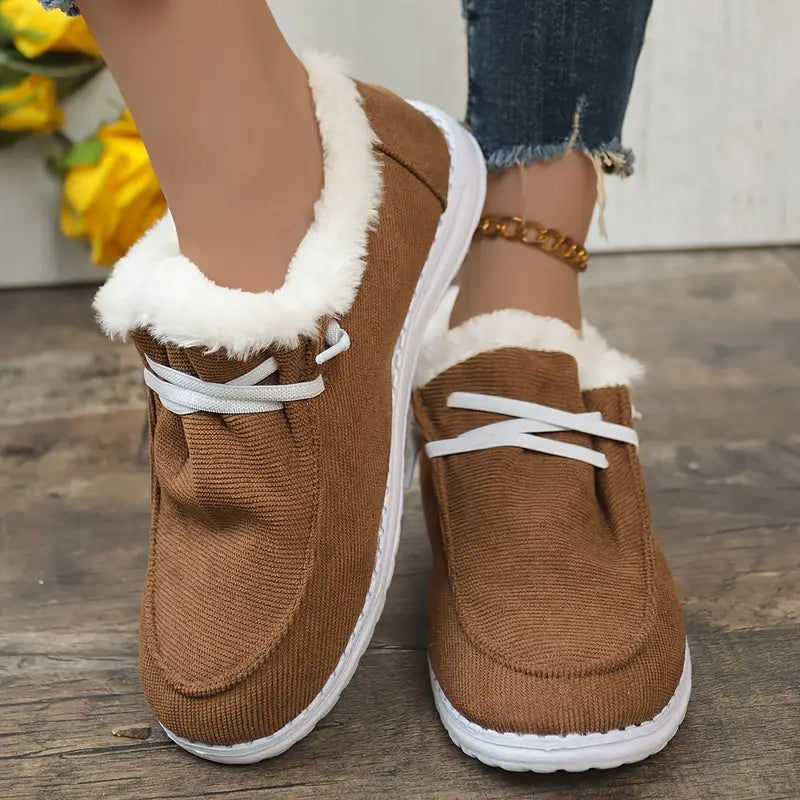 Women's Classic Slip-On Sneakers with Plush Lining | Great for Everyday Wear
