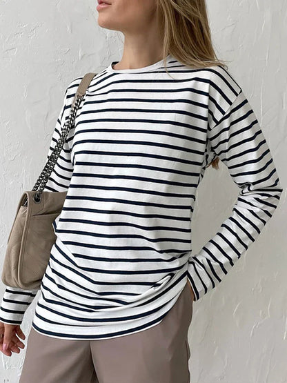 Cotton Spring Fashion Trend Casual O Neck Women's Tops 2025 T-shirt