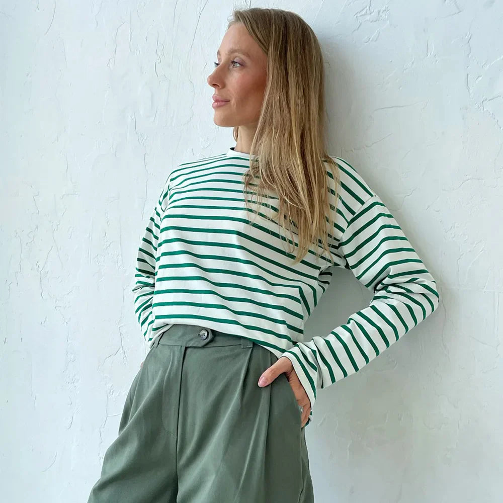 Cotton Spring Fashion Trend Casual O Neck Women's Tops 2025 T-shirt