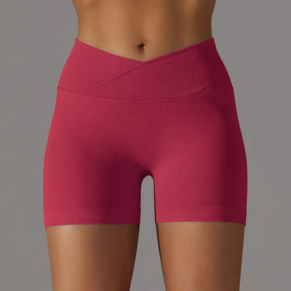 High Waist Soft Breathable Fabric Sports Short