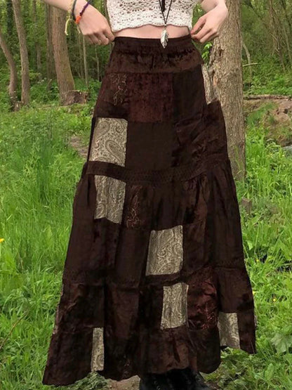 Party Boho Grunge Fairycore Retro Kawaii Skirt
