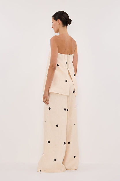 Conjunto de pantalones de lunares