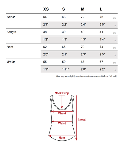 Deconstructed Layered Tank Top with Cutout Back Design