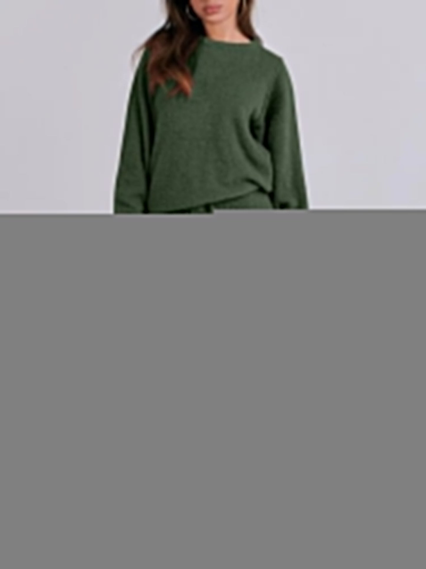 Cozy Knit Sweater And Pants Set