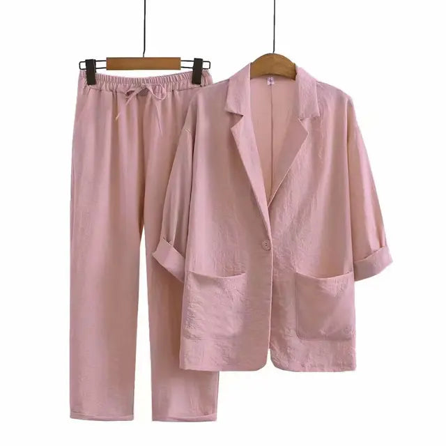 Eugénie - Conjunto Terno - Casual - Estilo Formal - Para Uso Diario