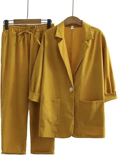 Eugénie - Conjunto Terno - Casual - Estilo Formal - Para Uso Diario