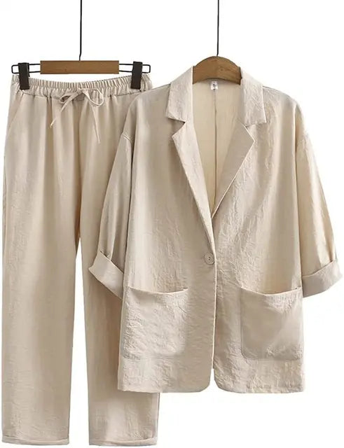 Eugénie - Conjunto Terno - Casual - Estilo Formal - Para Uso Diario