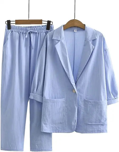 Eugénie - Conjunto Terno - Casual - Estilo Formal - Para Uso Diario