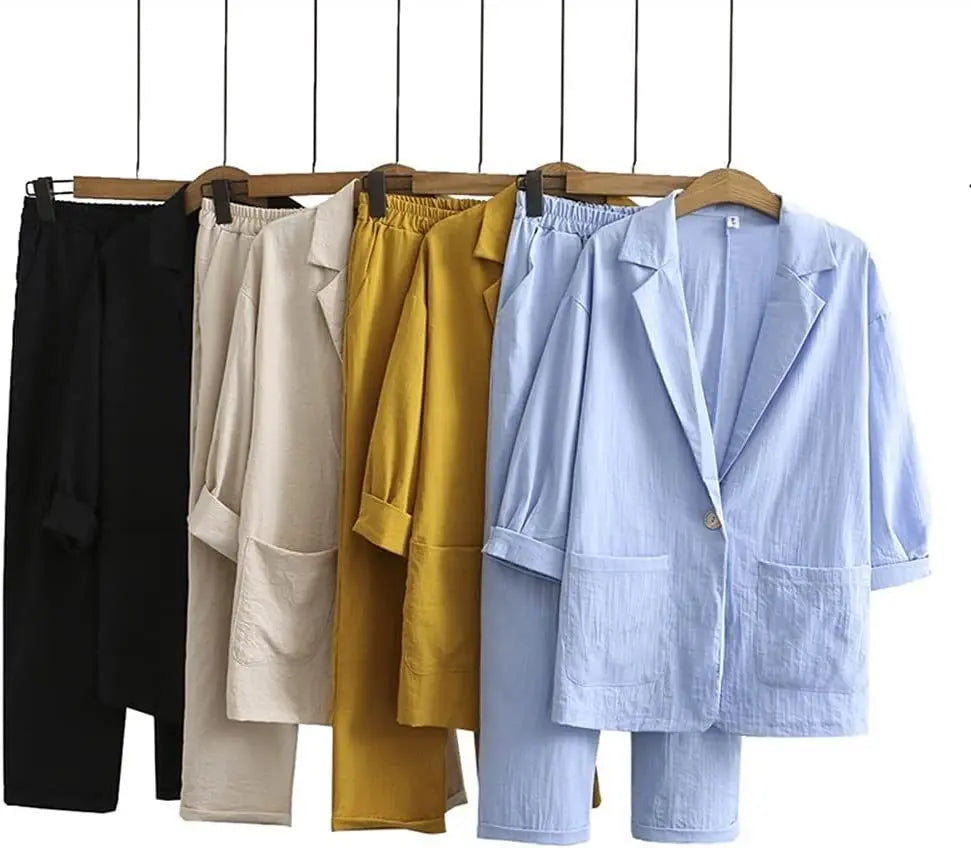 Eugénie - Conjunto Terno - Casual - Estilo Formal - Para Uso Diario