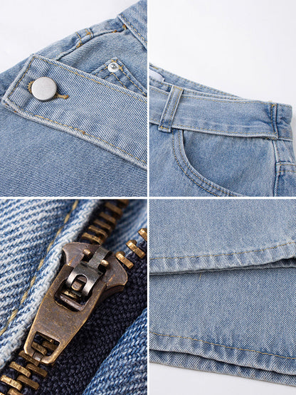 Vaqueros elegantes de tiro alto y holgados para mujer | Ideales para cualquier temporada