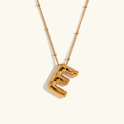 Airy Letter - Gold Initial Necklace