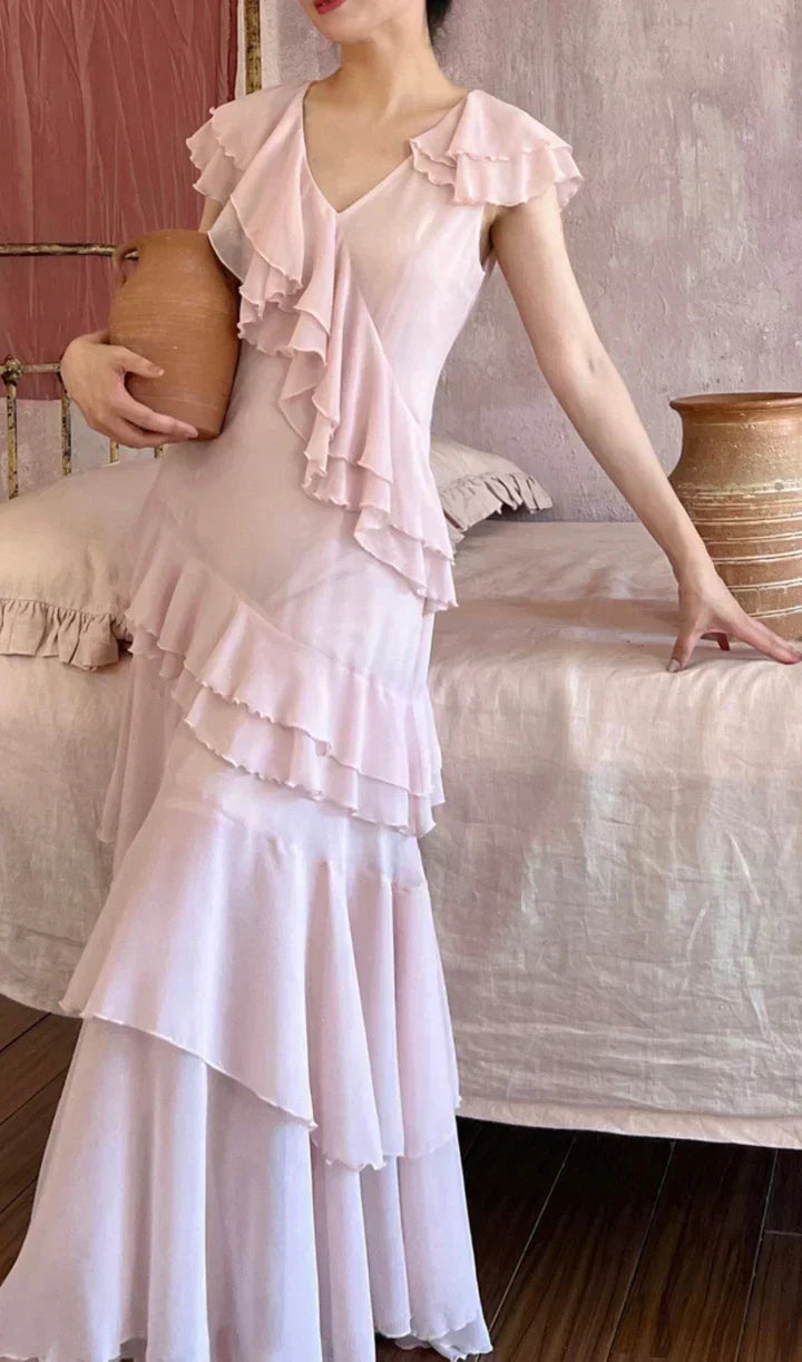 Sierra Pleated Gown