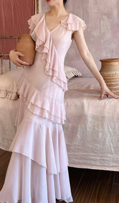 Sierra Pleated Gown