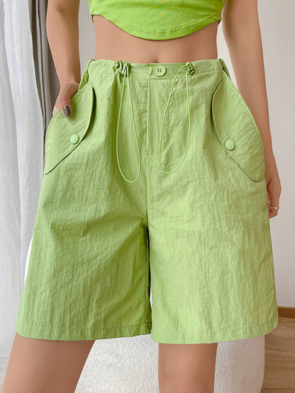 Street Parachute Cargo Shorts