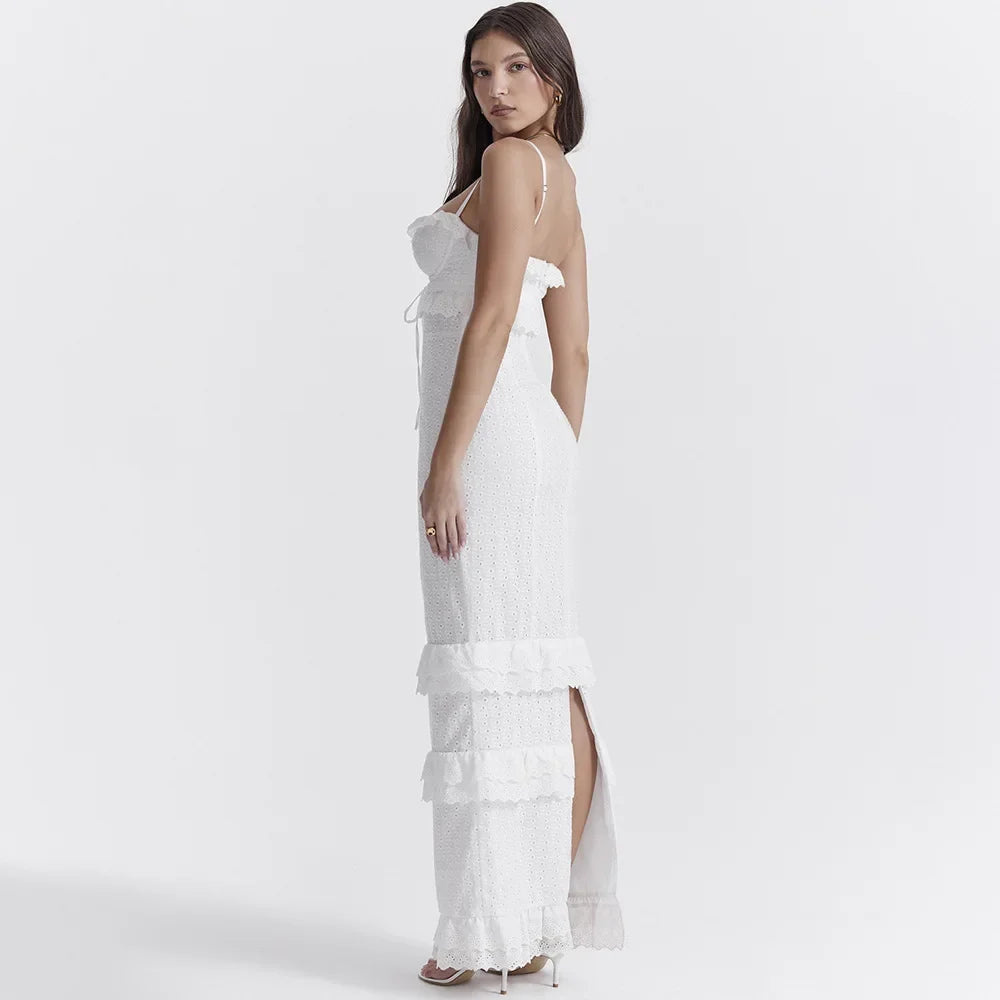 Ashlei - Elegant Embroidered  Maxi Dress for Women