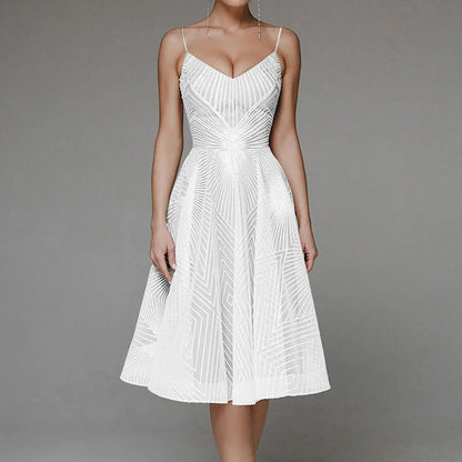 DressBetty - 2024 Elegant Luxury Sexy Long Formal Party Midi Dress