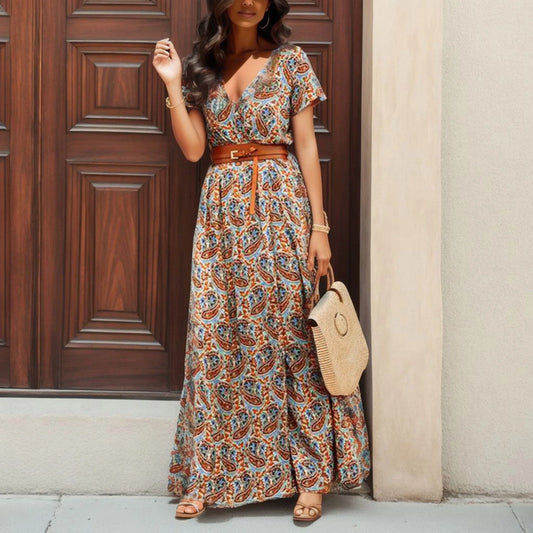 Party Daily Slim Sleeveless Cold Shoulder Solid Print Big Hem Casual Women's Boho Dress