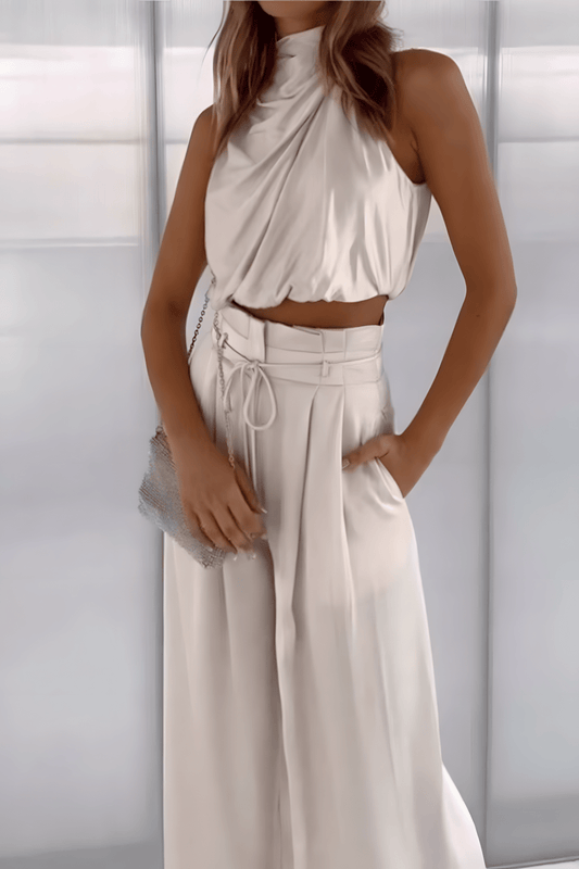 Zaylee - Elegante conjunto de seda para mujer