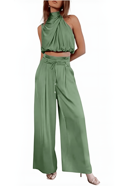 Zaylee - Elegante conjunto de seda para mujer