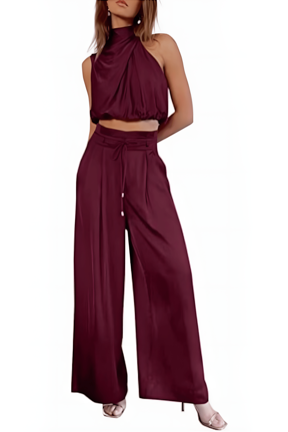 Zaylee - Elegante conjunto de seda para mujer