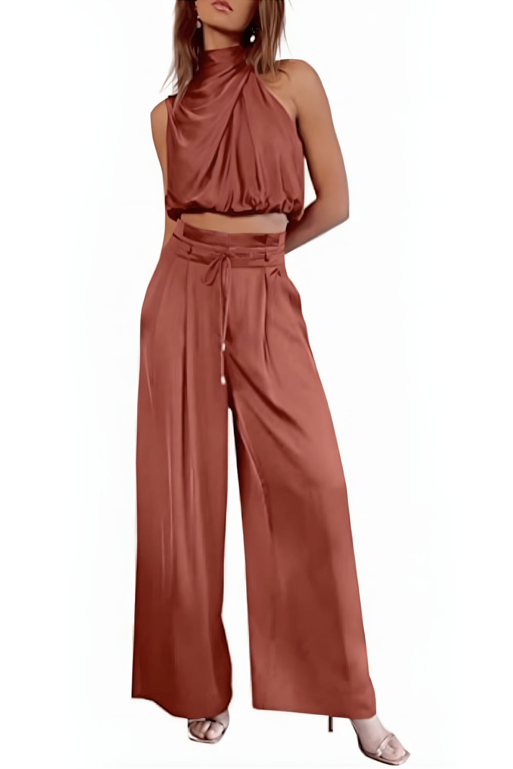 Zaylee - Elegante conjunto de seda para mujer