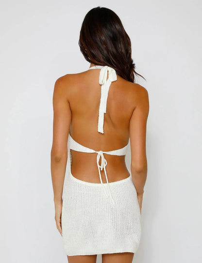 Capri - Halter Tie Beach Dress