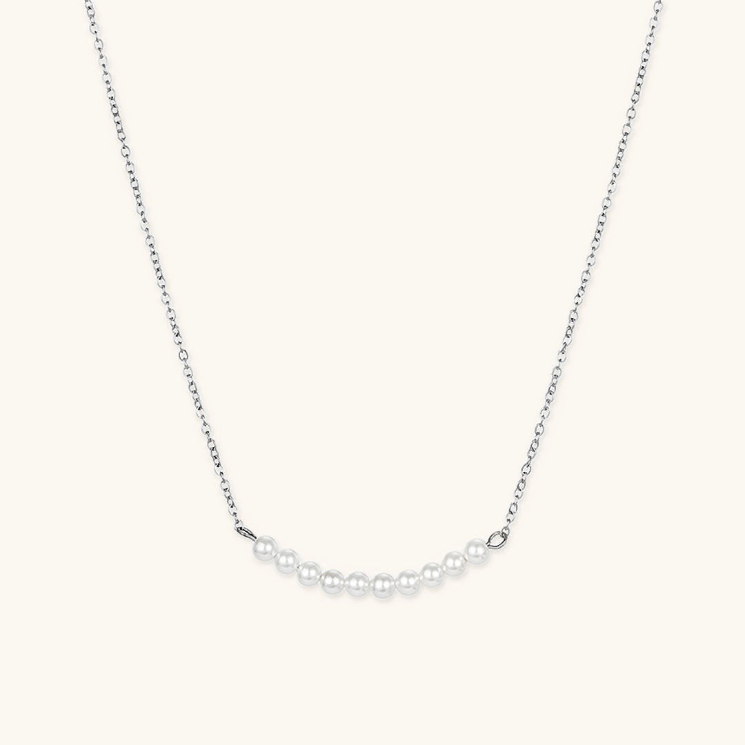 Emilia Pearl Bar Necklace