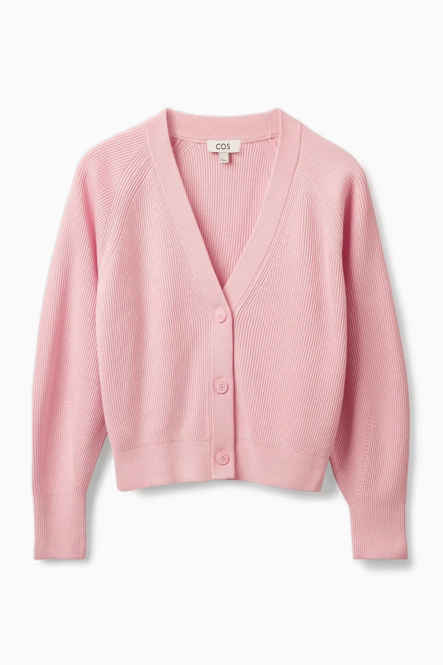 V-neck Ribbed Casual Bat-sleeve Cardigan Cardigan