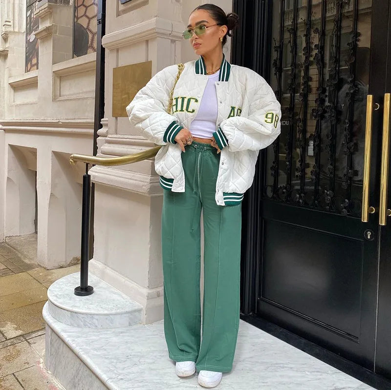 Autumn Winter 2025 New Embroidery Retro Style Cotton Coat