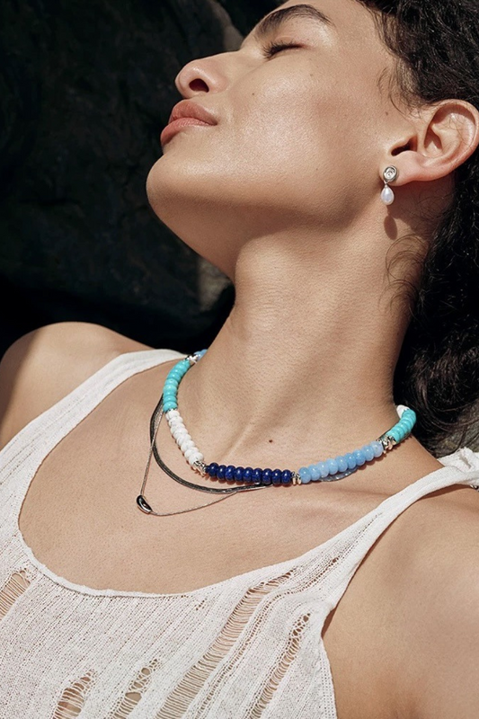 Collar de patchwork de Eurídice