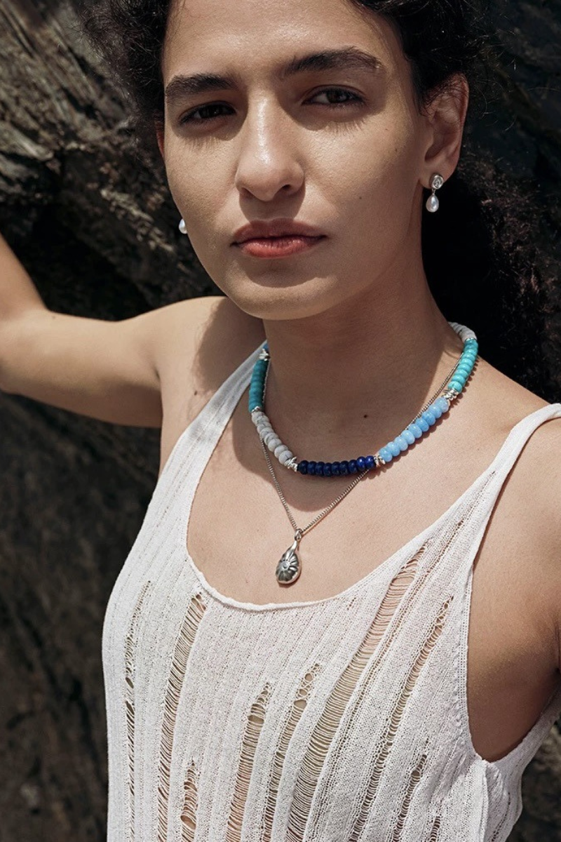 Collar de patchwork de Eurídice