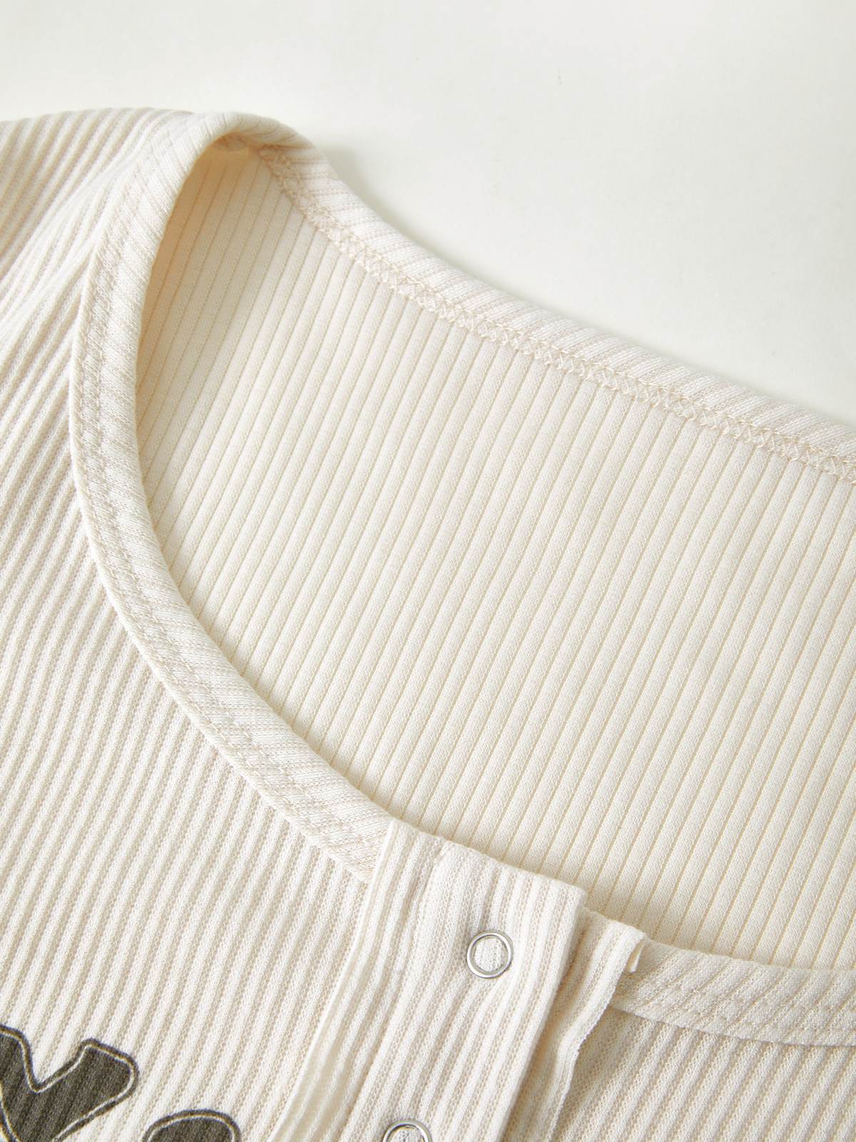 Y2K Long Sleeve Ribbed Knit Crop Top