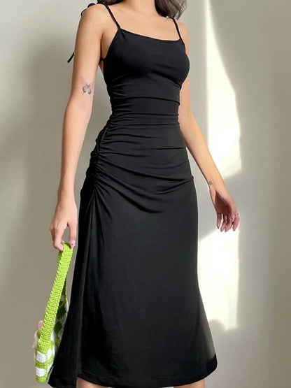 FashionSierra Backless Long Party Summer Women 2025 Clothes Maxi Dress