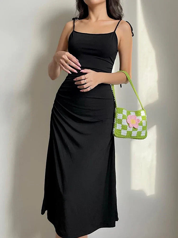 FashionSierra Backless Long Party Summer Women 2025 Clothes Maxi Dress