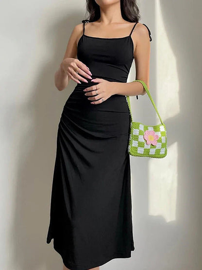 FashionSierra Backless Long Party Summer Women 2025 Clothes Maxi Dress
