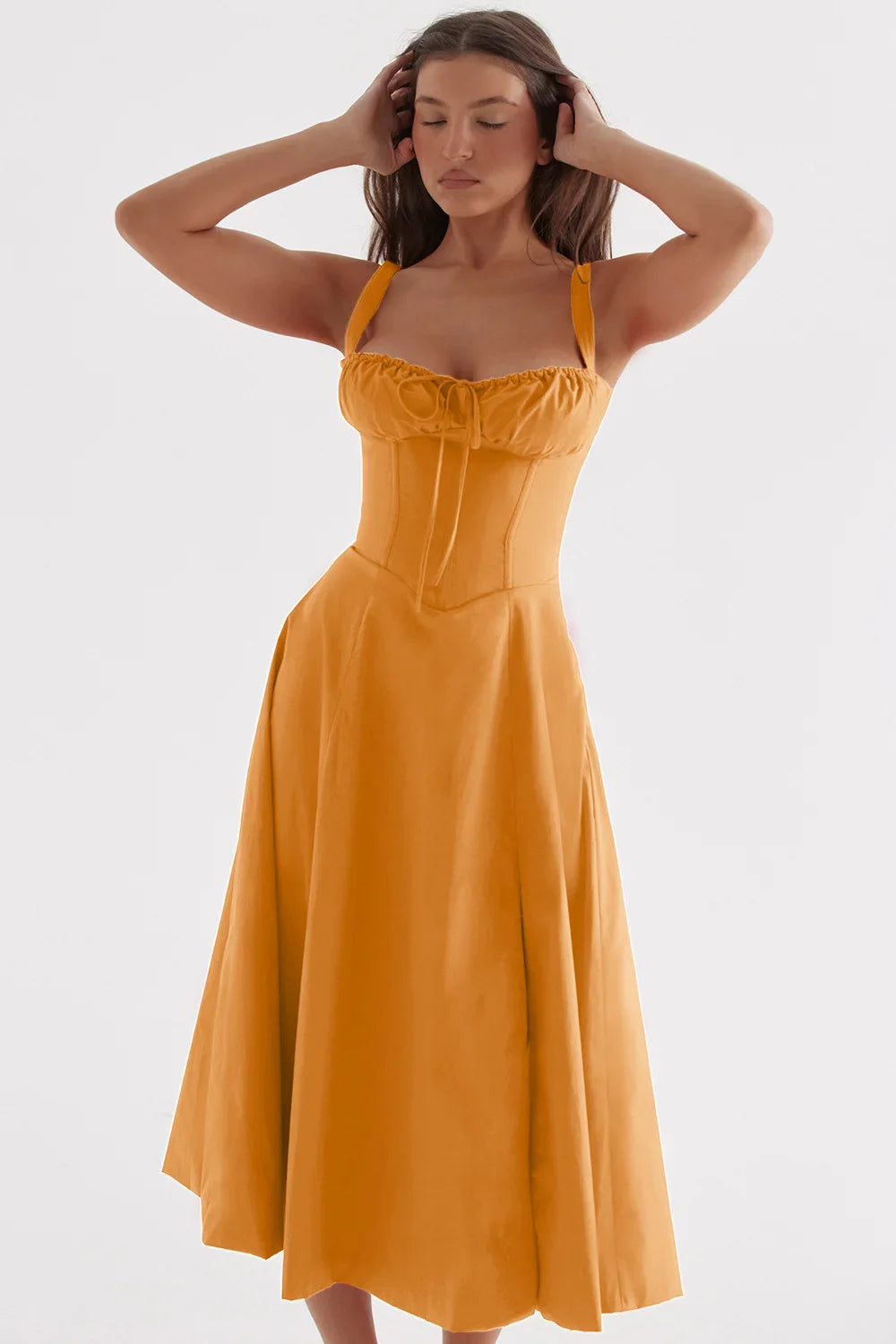 DressBetty - 2024 Fashion Temperament Sleeveless Maxi Casual Summer Floral Dress