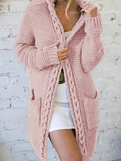 Fashion Women Sweaters 2025 Color Blocking V-neck Long Sleeve Casual Dough Twists Jerseys Coat