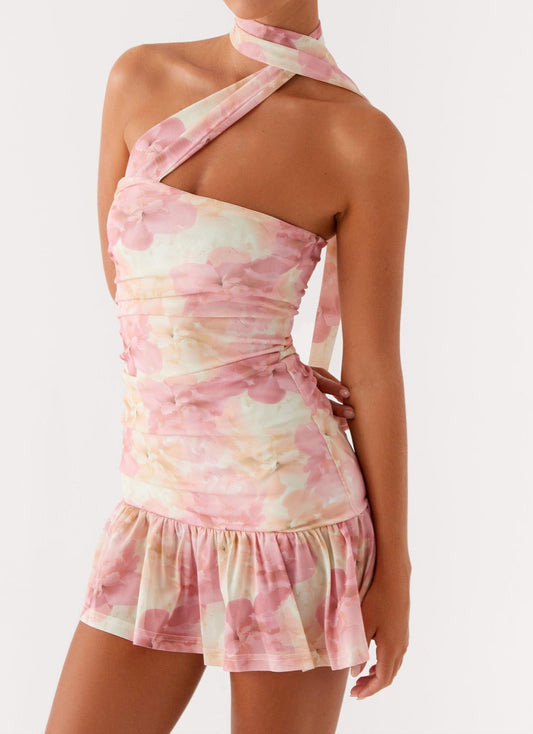 Vinceta Mini Dress - Floral Print