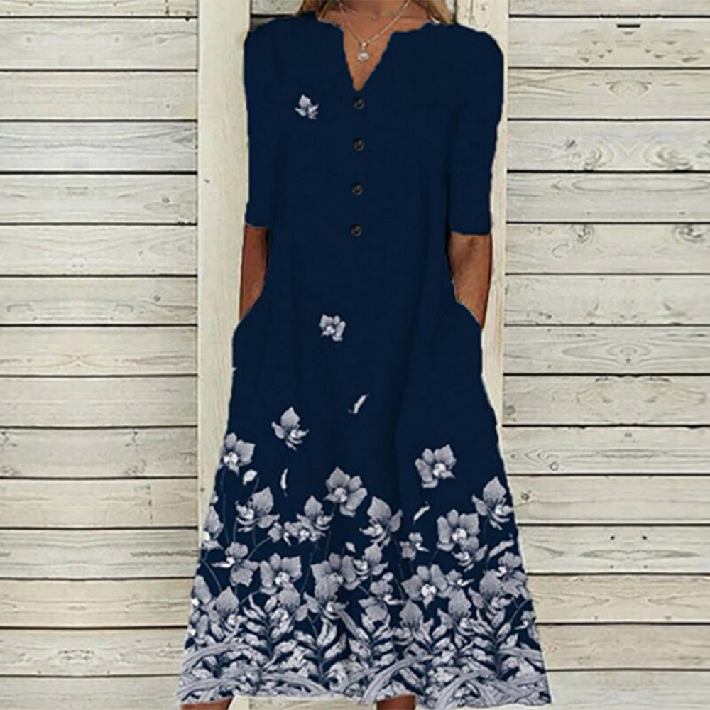 Antonia - Midi Dress - Boho - Timeless Style - Ideal for Summer