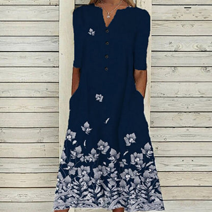 Antonia - Midi Dress - Boho - Timeless Style - Ideal for Summer